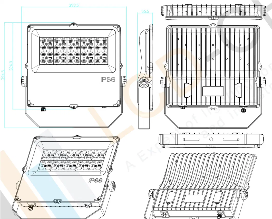 LED Parking Lot Lights 150W 22000lm LED Shoebox Pole Mount Lights Fixture 750W HID Replacement CCT 5K IP66 AC 220V CE RoHS Listed Outdoor Area Street Light